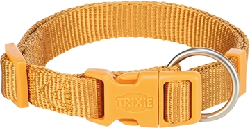 Trixie nylon halsbånd - Karrygul Str. S-M